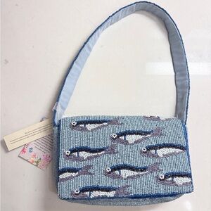 Viral Sardine Beaded Bag